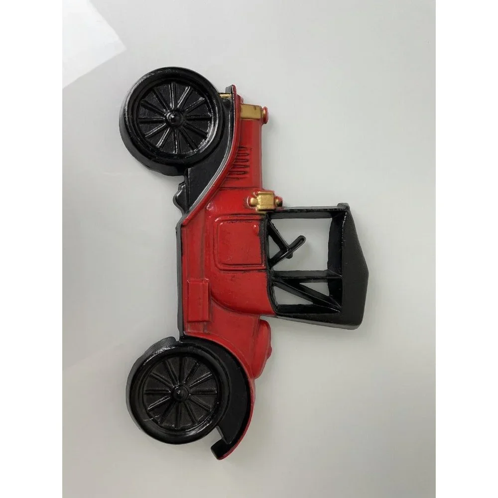 Vintage Norleans Japan Metal Model T Car Vehicle Wall Art #1147